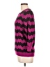 Ann Taylor Chevron-herringbone Purple Pullover Sweater Size L - photo 5