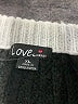 Love 100% Acrylic Stripes Black Pullover Sweater Size XL - photo 7