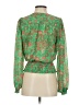 Maison d' Amelie 100% Polyester Green Long Sleeve Blouse Size XS - photo 2