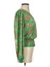 Maison d' Amelie 100% Polyester Green Long Sleeve Blouse Size XS - photo 4