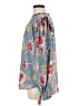 Ann Taylor LOFT 100% Polyester Floral Blue Long Sleeve Blouse Size M - photo 5
