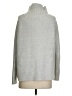 Olivia Grey Metallic Silver Turtleneck Sweater Size S - photo 2