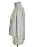 Olivia Grey Metallic Silver Turtleneck Sweater Size S - photo 5