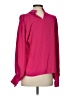Express 100% Polyester Pink Long Sleeve Blouse Size XS - photo 2