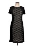DressBarn Graphic Black Casual Dress Size 10 - photo 1
