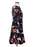 Eliza J Floral Black Casual Dress Size 4 - photo 4