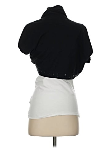 White House Black Market Short Sleeve Silk Top (view 2)