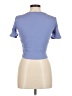 Zara Blue Short Sleeve Top Size M - photo 2
