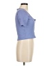 Zara Blue Short Sleeve Top Size M - photo 4