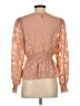 BCBGMAXAZRIA 100% Polyester Brown Long Sleeve Blouse Size S - photo 2