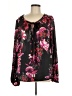 Kirna Zabête at Target 100% Polyester Black Long Sleeve Blouse Size L - photo 1