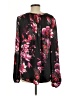 Kirna Zabête at Target 100% Polyester Black Long Sleeve Blouse Size L - photo 2