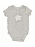 Little Beginnings Graphic Gray Short Sleeve Onesie Size 3-6 mo - photo 1