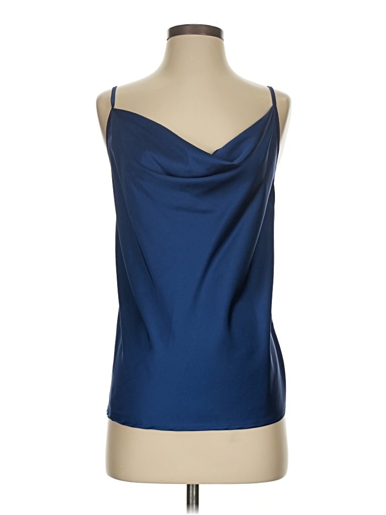 Pre-owned Andthewhy Sleeveless Top Blue Strapless Neckline Tops
