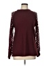 MIHOLL Burgundy Long Sleeve Top Size L - photo 1
