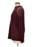 MIHOLL Burgundy Long Sleeve Top Size L - photo 5