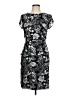 Cato 100% Polyester Print Black Casual Dress Size 10 - photo 1