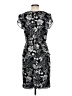 Cato 100% Polyester Print Black Casual Dress Size 10 - photo 2