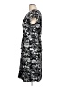 Cato 100% Polyester Print Black Casual Dress Size 10 - photo 5