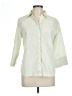 Chico's Green 3/4 Sleeve Button-Down Shirt Size Lg (2) - photo 1