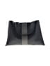Unbranded Stripes Gray Black Tote One size - photo 1