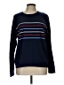 P.J. Salvage Stripes Blue Pullover Sweater Size L - photo 1