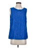 rsvp by TALBOTS Blue Sleeveless Blouse Size S - photo 1