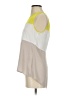 BCBGMAXAZRIA 100% Polyester Color Block Ivory Sleeveless Blouse Size XS - photo 5