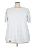 Torrid Silver Short Sleeve Blouse Size 3X Plus (3) - photo 1