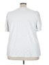 Torrid Silver Short Sleeve Blouse Size 3X Plus (3) - photo 2