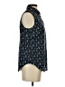 Van Heusen Blue Sleeveless Button-Down Shirt Size S - photo 4