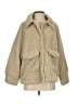 Hyfve 100% Polyester Solid Tan Faux Fur Jacket Size S - photo 1