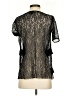 Lucky Brand Black Short Sleeve Top Size S - photo 2