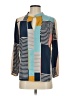The Odells 100% Rayon Color Block Blue Long Sleeve Blouse Size XS - photo 1