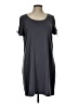 Assorted Brands Solid Gray Casual Dress Size L - photo 1