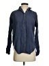 Everlane Solid Blue Long Sleeve Button-Down Shirt Size 2 - photo 1