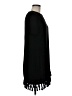 Aqua 100% Polyester Solid Black Casual Dress Size M - photo 4