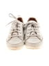 Linea Paolo 100% Leather Solid Ivory Gray Sneakers Size 8 - photo 2