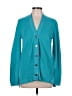 Gretchen Scott Designs 100% Cotton Teal Cardigan Size L - photo 1
