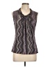 Christopher & Banks 100% Polyester Purple Sleeveless Blouse Size L - photo 1