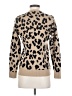 Kim Rogers 100% Cotton Animal Print Tan Pullover Sweater Size S - photo 2