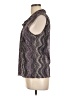 Christopher & Banks 100% Polyester Purple Sleeveless Blouse Size L - photo 5