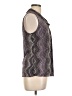 Christopher & Banks 100% Polyester Purple Sleeveless Blouse Size L - photo 4