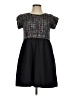 THML 100% Polyester Tweed Black Casual Dress Size S - photo 1