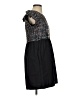 THML 100% Polyester Tweed Black Casual Dress Size S - photo 4