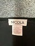 Nicola 100% Polyester Black Short Sleeve Blouse Size 3X - photo 7