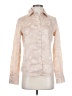 CALVIN KLEIN JEANS Ivory Long Sleeve Blouse Size S - photo 1