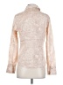 CALVIN KLEIN JEANS Ivory Long Sleeve Blouse Size S - photo 2