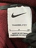 Nike 100% Polyester Burgundy Pullover Hoodie Size S - photo 7