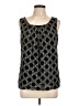 212 Collection 100% Polyester Black Sleeveless Blouse Size L - photo 1